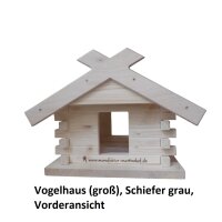 Vogelhaus (groß), Schiefer