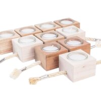 Kerzenhalter aus Holz