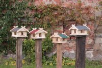 Vogelhaus (groß), Biberschwanz grau