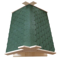 Vogelhaus (groß), Biberschwanz grün