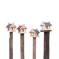 Vogelhaus Bausatz (groß), Biberschwanz grün