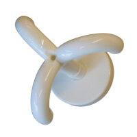 10 Stück Deckenhaken, 3-fach weiß