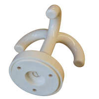 10 Stück Deckenhaken, 3-fach weiß