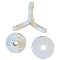 50 Stück Deckenhaken, 3-fach weiß