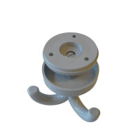 1 Stück Deckenhaken, 3-fach grau