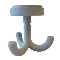 50 Stück Deckenhaken, 3-fach grau