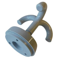 50 Stück Deckenhaken, 3-fach grau