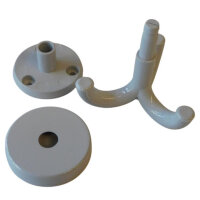 50 Stück Deckenhaken, 3-fach grau