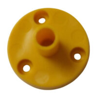 1 Stück Deckenhaken, 3-fach gelb