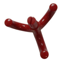 50 Stück Deckenhaken, 3-fach rot