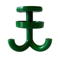 1 Stück Deckenhaken, 3-fach grün