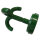50 Stück Deckenhaken, 3-fach grün