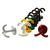 50 Stück Deckenhaken, 3-fach bordeaux