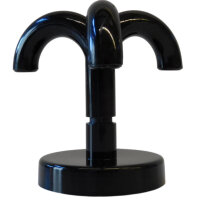 1 Stück Deckenhaken, 3-fach schwarz