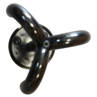 5 Stück Deckenhaken, 3-fach schwarz