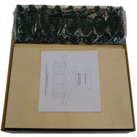 Vogelhaus Bausatz (groß), Schiefer grau