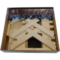 Vogelhaus Bausatz (groß), Schiefer rot