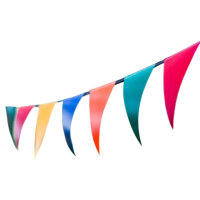 10 Meter Wimpelkette (PVC) normal