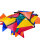 5 Meter Wimpelkette (PVC) Mini