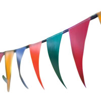 10 Meter Wimpelkette (PVC) Mini