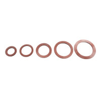 Flachdichtung Silikon, 2 mm, rot