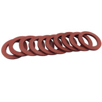 Flachdichtung Silikon, 2 mm, rot