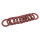 Flachdichtung Silikon, 2 mm, rot