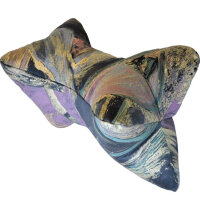 Leseknochen schwarz/gold