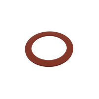 Flachdichtung für Verschraubung Silikon, 2 mm, rot