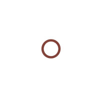 Flachdichtung für Verschraubung Silikon, 2 mm, rot