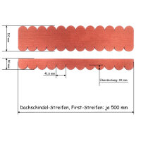 SET Dachschindeln Rund (41 mm)