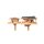 1 Set Dachschindeln Rund 41 mm grau