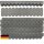 2 Sets Dachschindeln Rund 41 mm grau