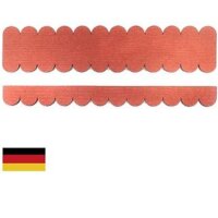3 Sets Dachschindeln Rund (41 mm) rot