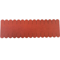 2 Sets Dachschindeln Biberschwanz (33 mm) rot