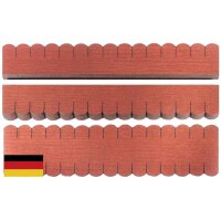 2 Sets Dachschindeln Biberschwanz (33 mm) rot
