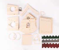 Vogelhaus Liselle Bausatz rot