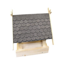 Vogelhaus klein grau