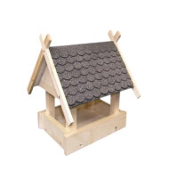 Vogelhaus klein grau