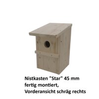 Nistkasten "Star" 45 mm fertig montiert
