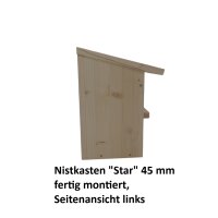 Nistkasten "Star" 45 mm fertig montiert