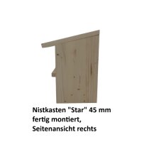 Nistkasten "Star" 45 mm fertig montiert