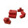 Somawürfel, 3D-Puzzle rot