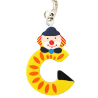 Schlüsselanhänger Buchstabe Clown