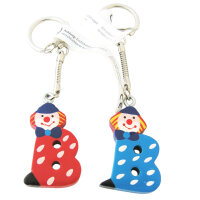 Schlüsselanhänger Buchstabe Clown