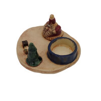 Kerzenhalter Wichtel "Lisa" rot