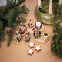 Teelichthalter Wichtel "Lisa" grün