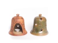 Windlicht Glocke natur