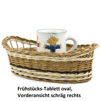 Frühstücks-Tablett oval