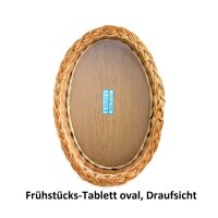 Frühstücks-Tablett oval